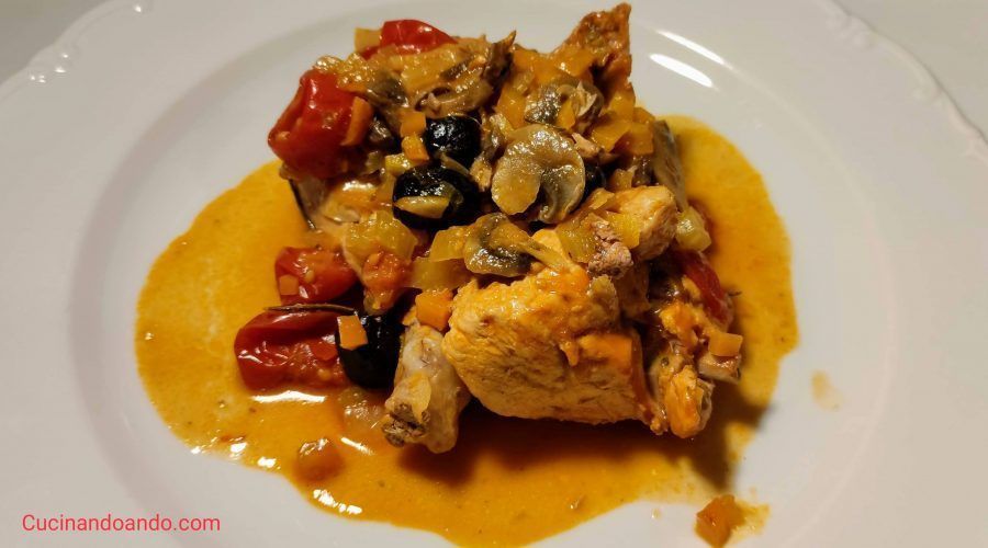 Pollo alla cacciatora cucinandoando.com