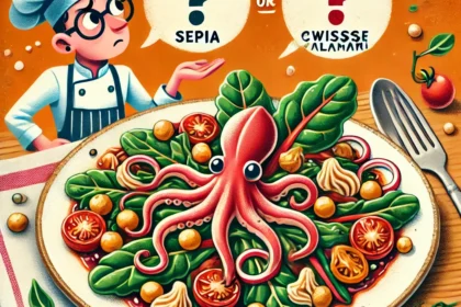 "¿Sepia o calamar? El dilema genovés resuelto con garbanzos, acelga y tomate"