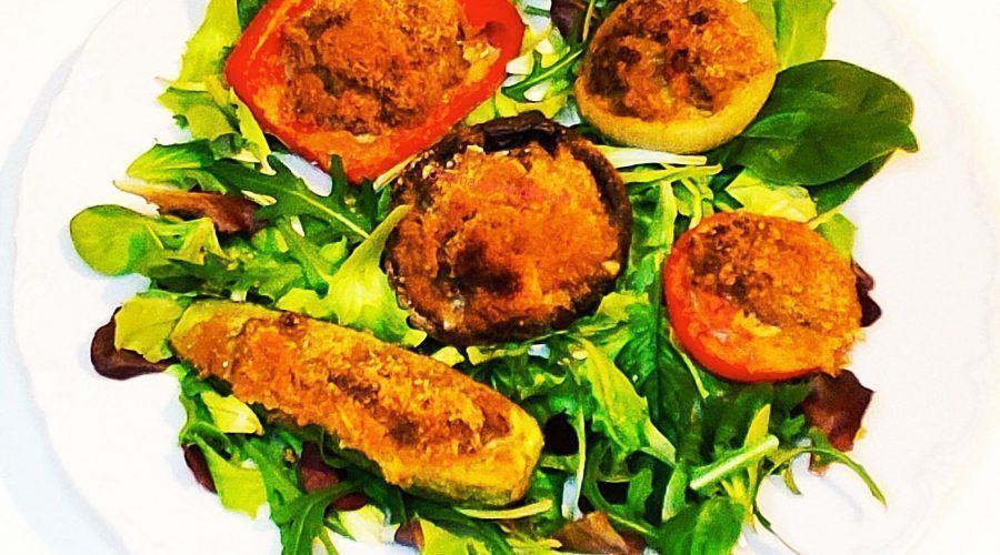 Verduras rellenas a la Genovés chef a domicilio costa del Sol