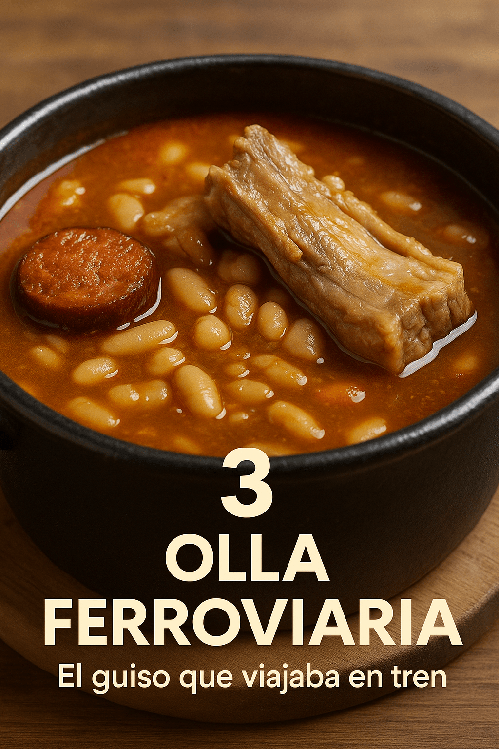 3. Olla ferroviaria – El guiso que viajaba en tren