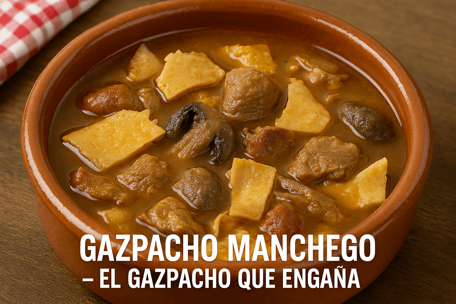 BONUS: Gazpacho manchego – El gazpacho que engaña
Tres platos de España que no conocías (y un bonus que te va a sorprender)